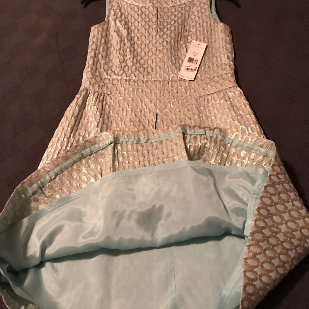 Ralph Lauren Mint and Gold dress - Picture 4 of 4